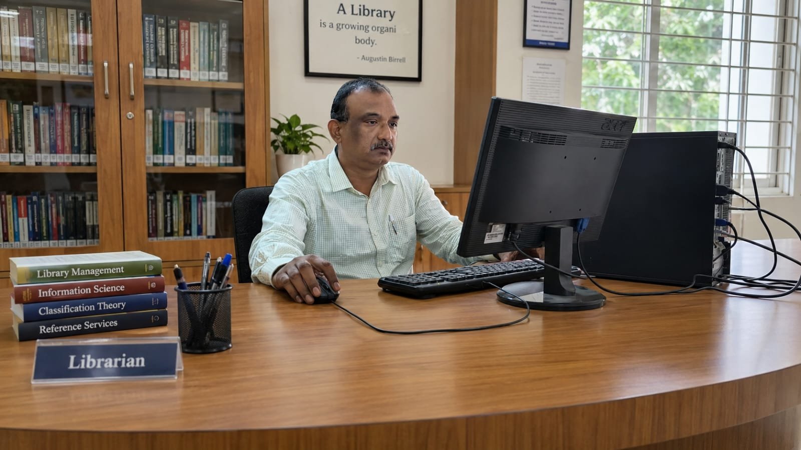 M. V. Ramana Reddy, Librarian