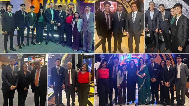Flame Students at CNBC TV18S Global Leadership Summit 2024